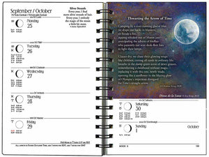 Interior We'Moon astrology planner