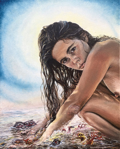 Self Reflection art for Pisces Sun Women