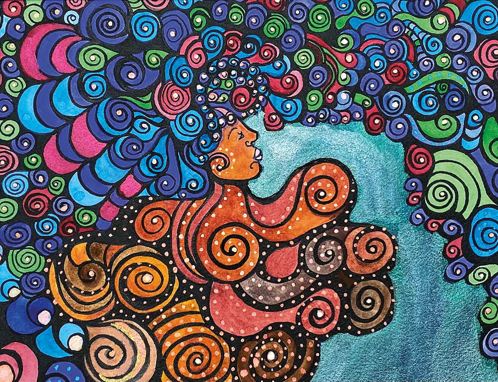 anne jewett art Spiral Goddess