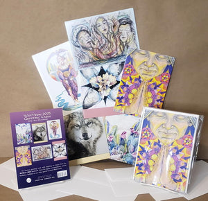 An artistic pack of cards for all occasions featuring art by women