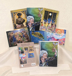 6 blank art cards