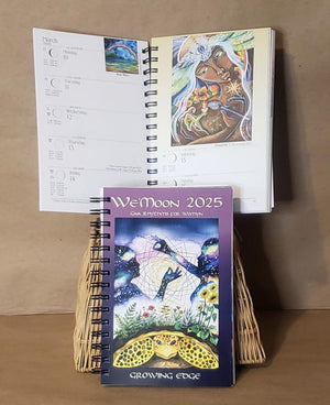 gift pack includes this art and poetry moon calendar