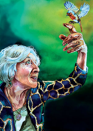 Grandmother Magic greeting Card
