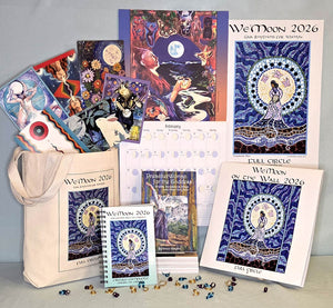 empowering divine feminine gift bundle con diario astrológico en Español