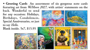6-pack of blank note cards with varied art