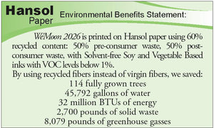 Sustainable eco desk calendar