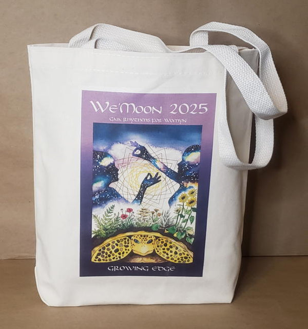 Organic Cotton Tote Featuring We'Moon Cover Art