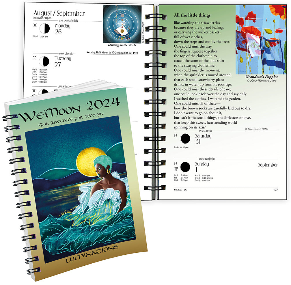 2024 We'Moon Datebook: Moon Calendar & Astrological Planner