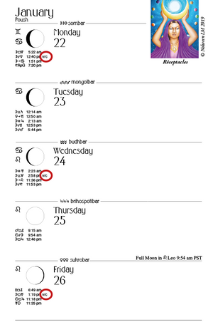 void moon daily planner