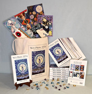 Goddess spirituality gift pack with art tote