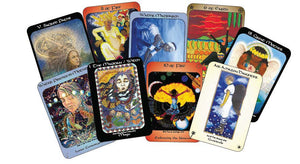tarot gift package with cover-art tote and lunar calendar