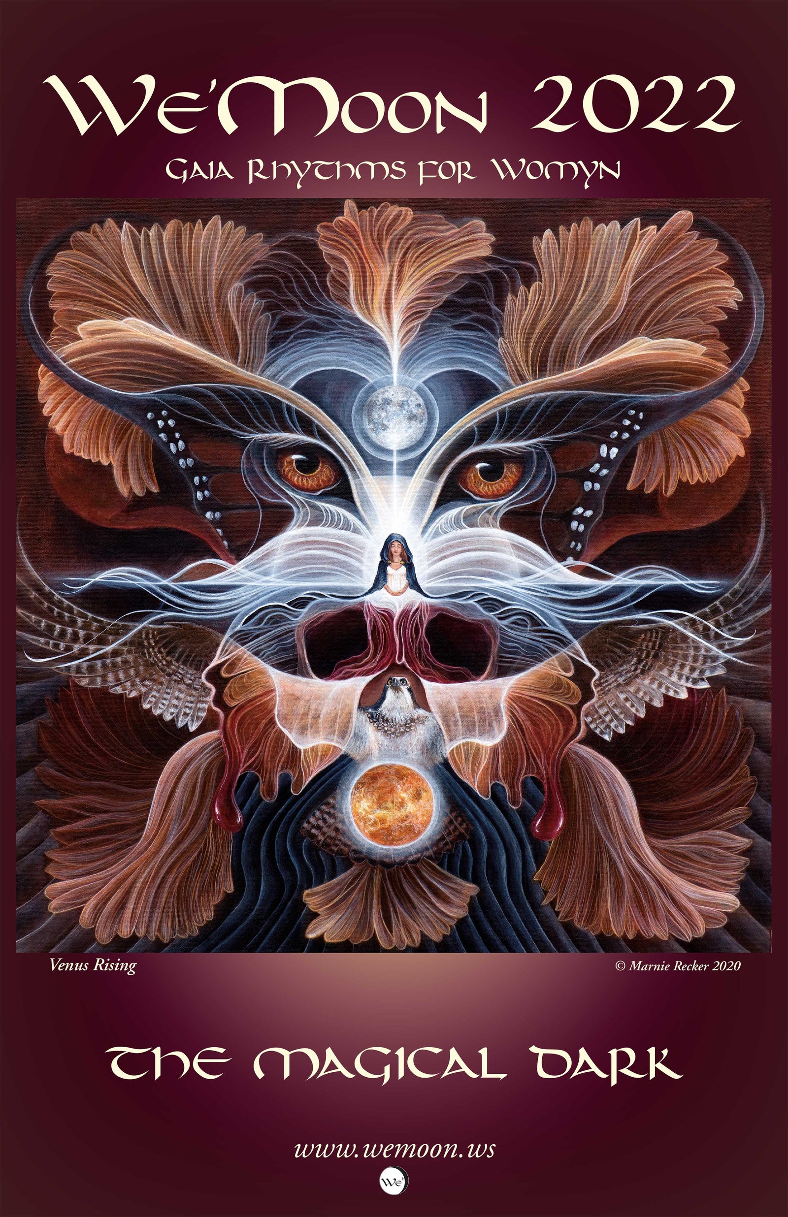 We'Moon 2022 Beautiful Cover Art Poster